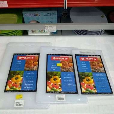 Talenan Plastik Tebal Cutting Board Lion Star Size L