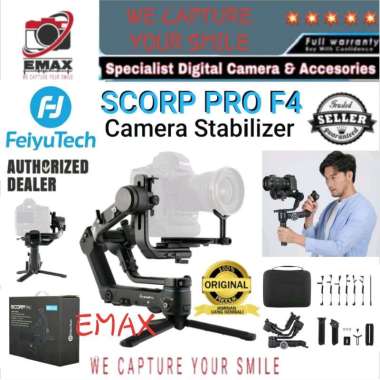 Feiyu Tech SCORP PRO F4 3-Axis Handheld Gimbal Stabilizer Camera FeiyuTech SCORP PRO F4 Gimbal Kamer