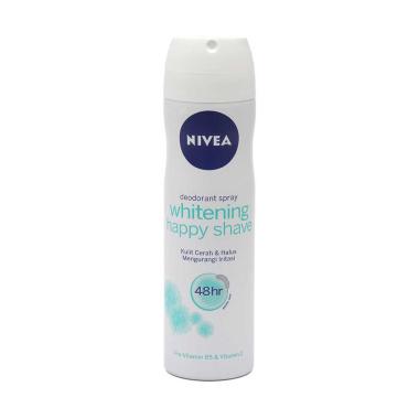 Promo Harga Nivea Deo Spray Whitening Happy Shave 150 ml - Blibli