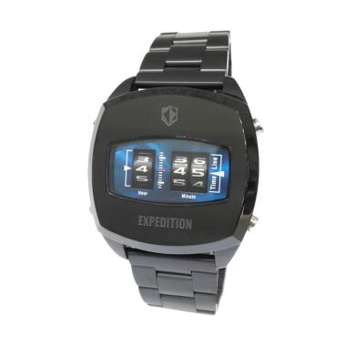 Expedition Drum Roller Watch Jam Tangan Pria [6790MHB] Black Blue
