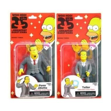 THE SIMPSONS - PENN & TELLER (SET OF 2)