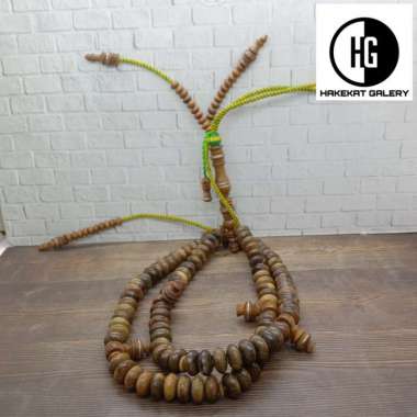tasbih tijani kayu gaharu kombinasi kelor emas E95