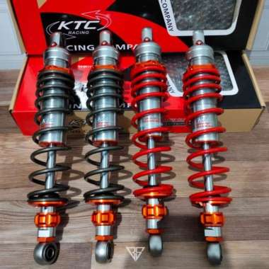 SHOCKBREAKER BELAKANG BEBEK RX KING TIGER SHOCK KTC BEBEK 340MM GREY Warna