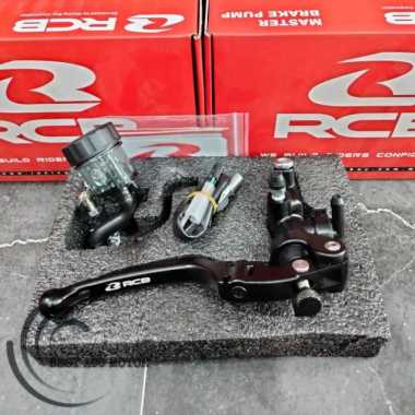 Master Rem Kanan Rcb Racing Boy Radial S1 Plus Switch Rem Universal Merah Warna