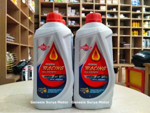Oli Federal Racing 10W40 1Lt Motor Sport 4Tak