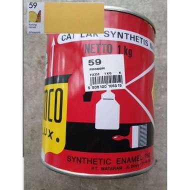 Cat Minyak Kayu Dan Besi Emco Warna Pineapple 1 Kg