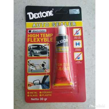 Lem Dextone Auto Sealer Silikon Silicone Sealant Lem Kaca Rubber Hitam
