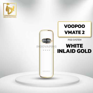 Pod Vapor Vape - Vmate E Pod Kit System 20w Authentic By Voopoo Red inlaid gold