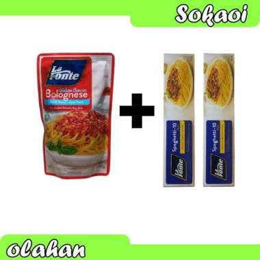 LA FONTE BOLOGNESE CHICKEN FLAVOUR DAN DUA LA FONTE SPAGHETTI 10