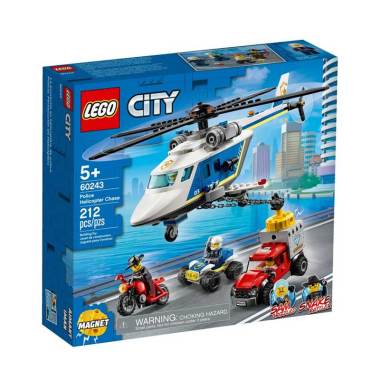 LEGO City 60243 Police Helicopter Chase Blocks & Stacking Toys
