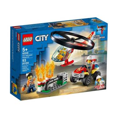LEGO City 60248 Fire Helicopter Response Blocks & Stacking Toys