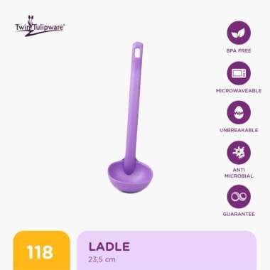 Sendok Sayur & Kuah Twin Tulipware Ladle Vio