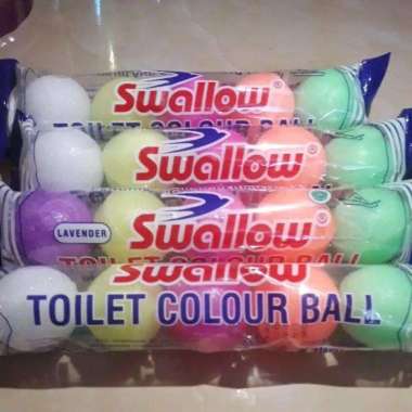 Swallow toilet ball isi 5 kapur barus kamper
