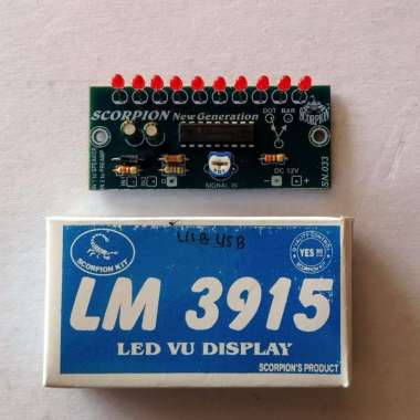 Kit Led Vu Display Scorpion LM 3915