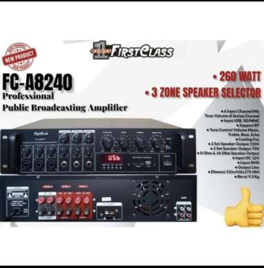 Amplifier Firstclass TOA FC-A8240 240watt