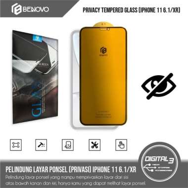 Privacy Tempered Glass IPhone Xs MAX Screen Guard Anti Spy 11 PRO MAX HITAM Apple iPhone XS Max