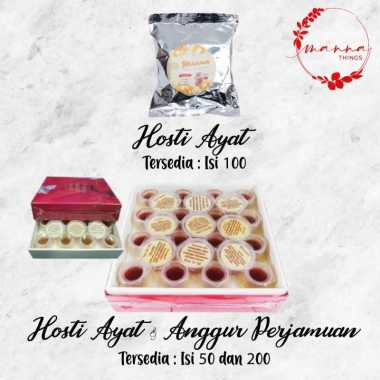 Manna anggur perjamuan & hosti ayat 50pcs