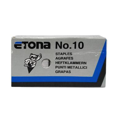 Etona Staples Chisel Pointed No.10 Isi Staples x 20 Pieces