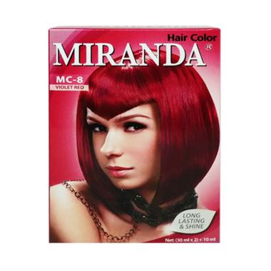 Miranda Mc 8 Cat Rambut Violet Red