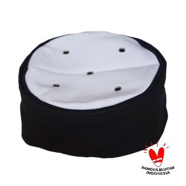 Peci Maiyah Cak Nun Perlengkapan Sholat - Black White