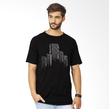 Nakedlily City T-Shirt Pria - Black