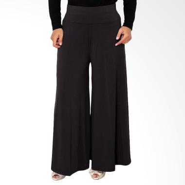 Rasya Celana Kulot Jersey - Hitam