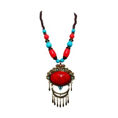 Shvana Kalung Etnik Odalis - Merah