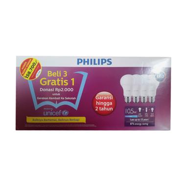 Paket Philips Lampu LED [10.5 Watt]