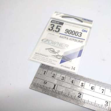 Kail Pancing Owner Akitakitsune Tanpa Lubang No 3.5 BB020035 silver