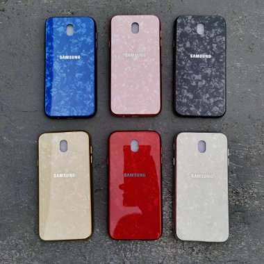 Samsung J7Pro J7 Pro Shiny Shell Shining Diamond Glass Hard Case Cover Casing Samsung Galaxy J7 Pro 