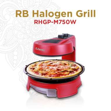 RB BBQ Halogen Grill | Memanggang Tanpa Asap - RHGP Merah