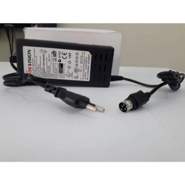 ADAPTOR DVR HIKVISION 12V 5A 4PIN ADAPTOR 12V 5A 4PIN Hitam
