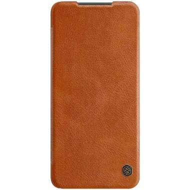 Nillkin Casing Qin Leather Hard Flip Case Xiaomi Mi 10T Lite 5G / Redmi Note 9 Pro 5G - Brown -