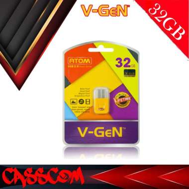 V-GEN Flashdisk Atom 32GB / FD V-gen 32 GB ORIGINAL Kuning