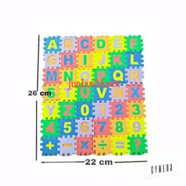 Mainan Edukasi Puzzle Spon Mini / Mainan Edukasi Puzzle Huruf dan Angka / Puzzle Anak / Mainan Puzzl