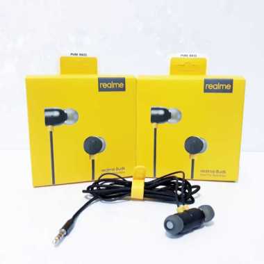 Headset Realme Magnetic Eraphone Superbass Original hitam