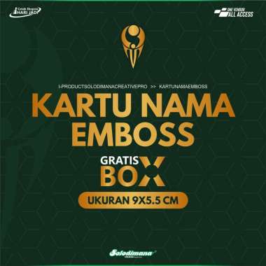 (soldimPro) Kartu nama emboss | Kalangan khusus