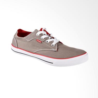 Carvil Canvas Mens Shoes Sepatu Kasual Pria - Grey Colect