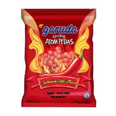 Promo Harga Garuda Kacang Atom Pedas 100 gr - Blibli