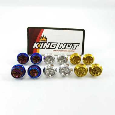Baut Behel Yamaha Nmax Baut Probolt Thailand Stainless Flower King Nut Gold