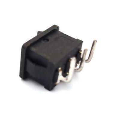 Power Switch KCD1 102 6A 250V 3 kaki Miring ON OFF HITAM 21mm 15mm