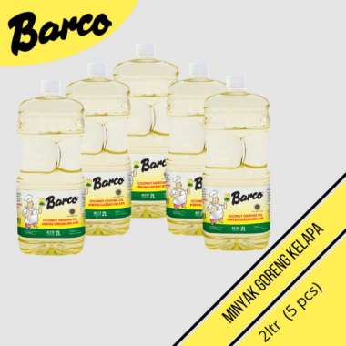 Promo!! Minyak Goreng Kelapa "Barco" Botol 2 Liter (5 Pcs)