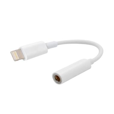 QCF Connector Audio Lighting to 3.5 ... or iPhone 7 Plus - Putih