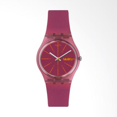 Swatch GP701 Sneaky Peaky Silicone Strap Jam Tangan Wanita - Purple
