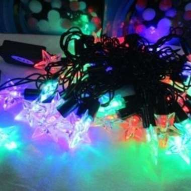 ATN Lampu Natal LED Bintang/Lampu Hias Bintang 40 Lampu
