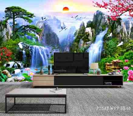 Wallpaper 3d Dinding Ruang Tamu Image Num 89