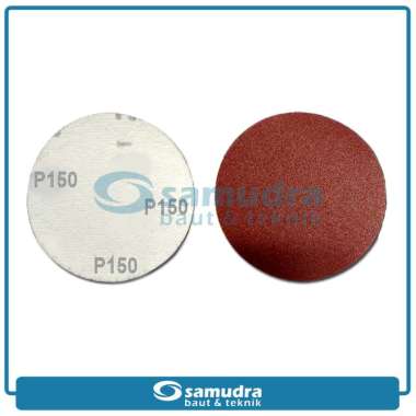 Amplas Velcro No 150 Amplas Kayu Tempel Bulat Mesin Gerinda 4" Satuan