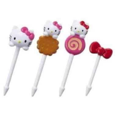 Hello Kitty Food Pick 8 pcs (Kode : FP 110-HK8)