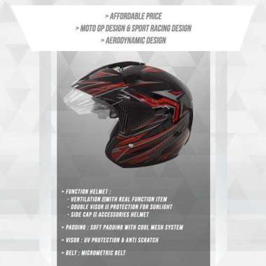 Yamaha Helm King Gt - Gp Series XL Black