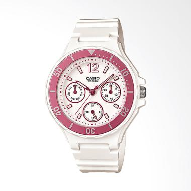 Casio LRW-250H-4AVDF Resin Band Jam Tangan Wanita White